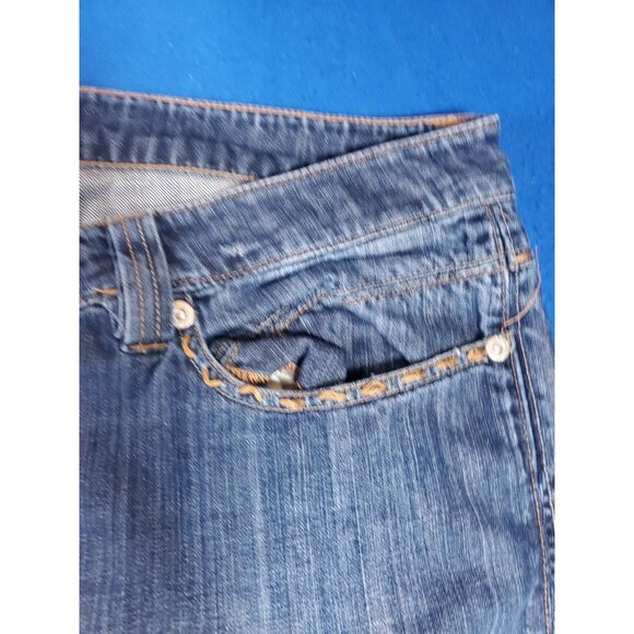 Vintage ANTIK DENIM Men's Jeans Button Fly Blue Jeans Metal studs  Size 42 - Picture 11 of 16